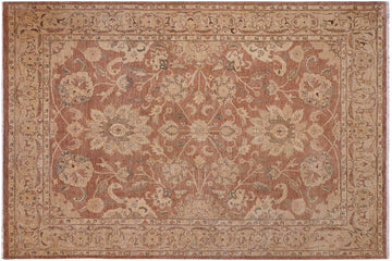 handmade Traditional Kafkaz Chobi Ziegler Lt. Brown Tan Hand Knotted RECTANGLE 100% WOOL area rug 10 x 13